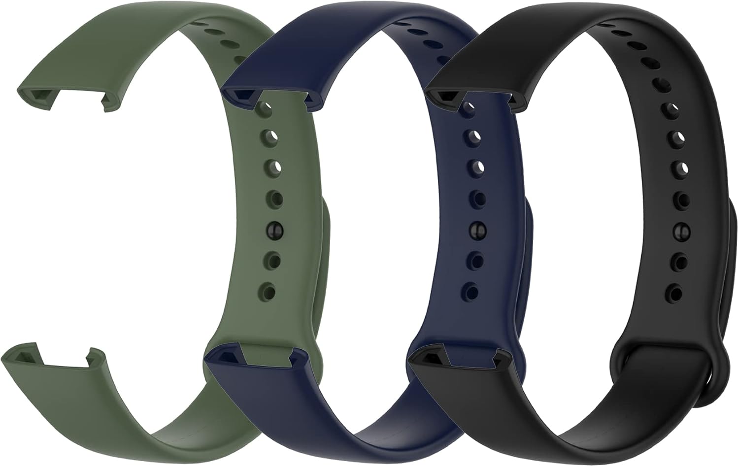 SenMore 3 PCS Silicone Band for Redmi Smart Band Pro Strap Waterproof Breathable Fitness Strap Replacement Strap Compatible with Xiaomi Redmi Smart Band Pro Accessories - Image 3