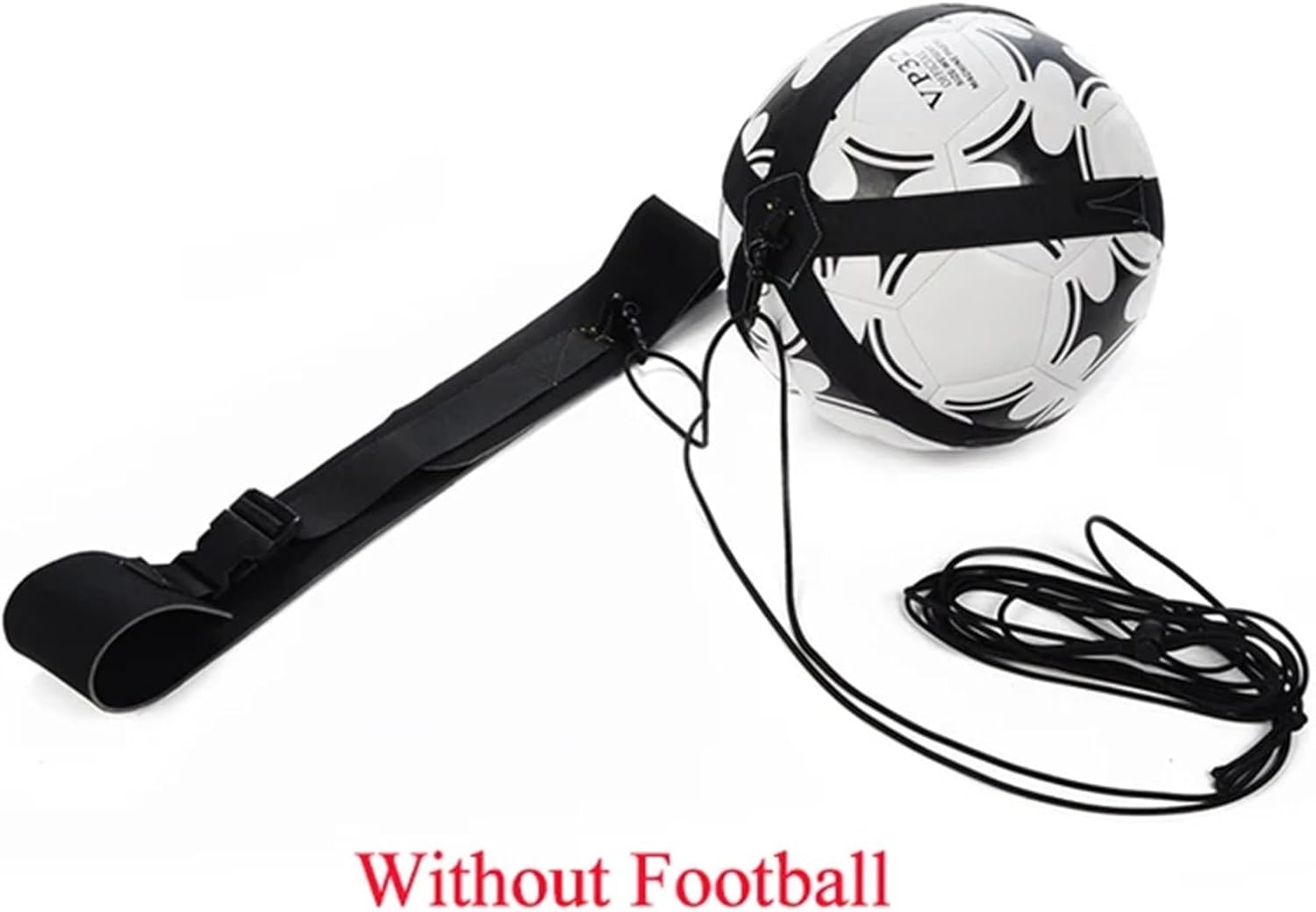 2set Soccer Ball Juggle Bag Auxiliary Circling Belt Kick Solo Trainer Football Training Equipment