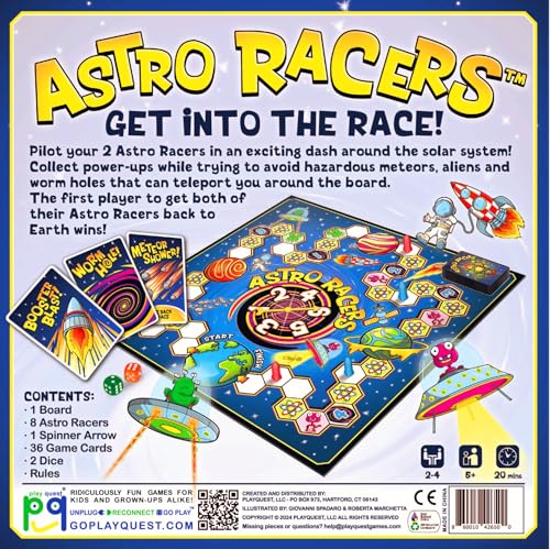 Astro Racers Juego de Mesa Familiar para 2-4 Jugadores miniatura 6