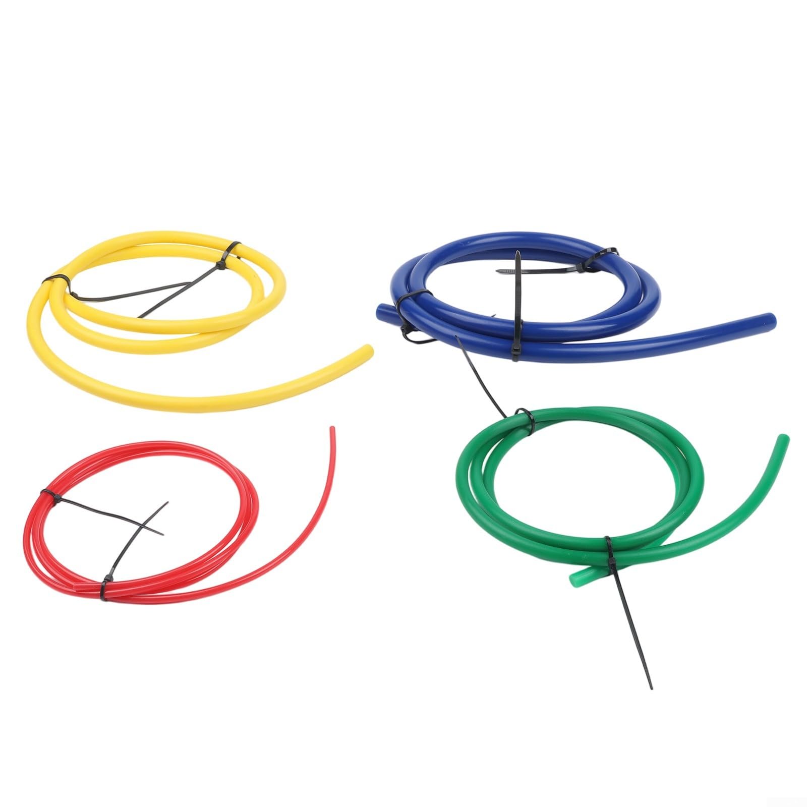 Internal Pipe Bender Kit 4PCS PE Plastic Spring for Copper Tubing HVAC Refrigeration Tool Color Coded Sizes 5 Metres Length(1.2 m + Pocket)