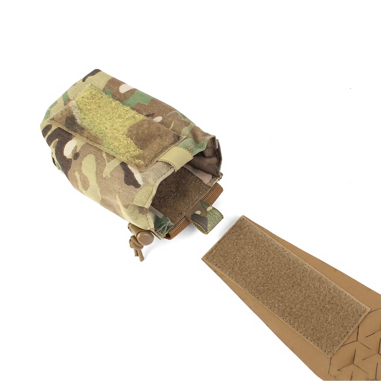 Custodia per Radio MOLLE, Supporto Regolabile per Walkie-talkie | Fibbia a sgancio rapido, Fasce elastiche di ritenzione, Durevole, Leggero, Escursionismo, Campeggio, Airsoft(MC)