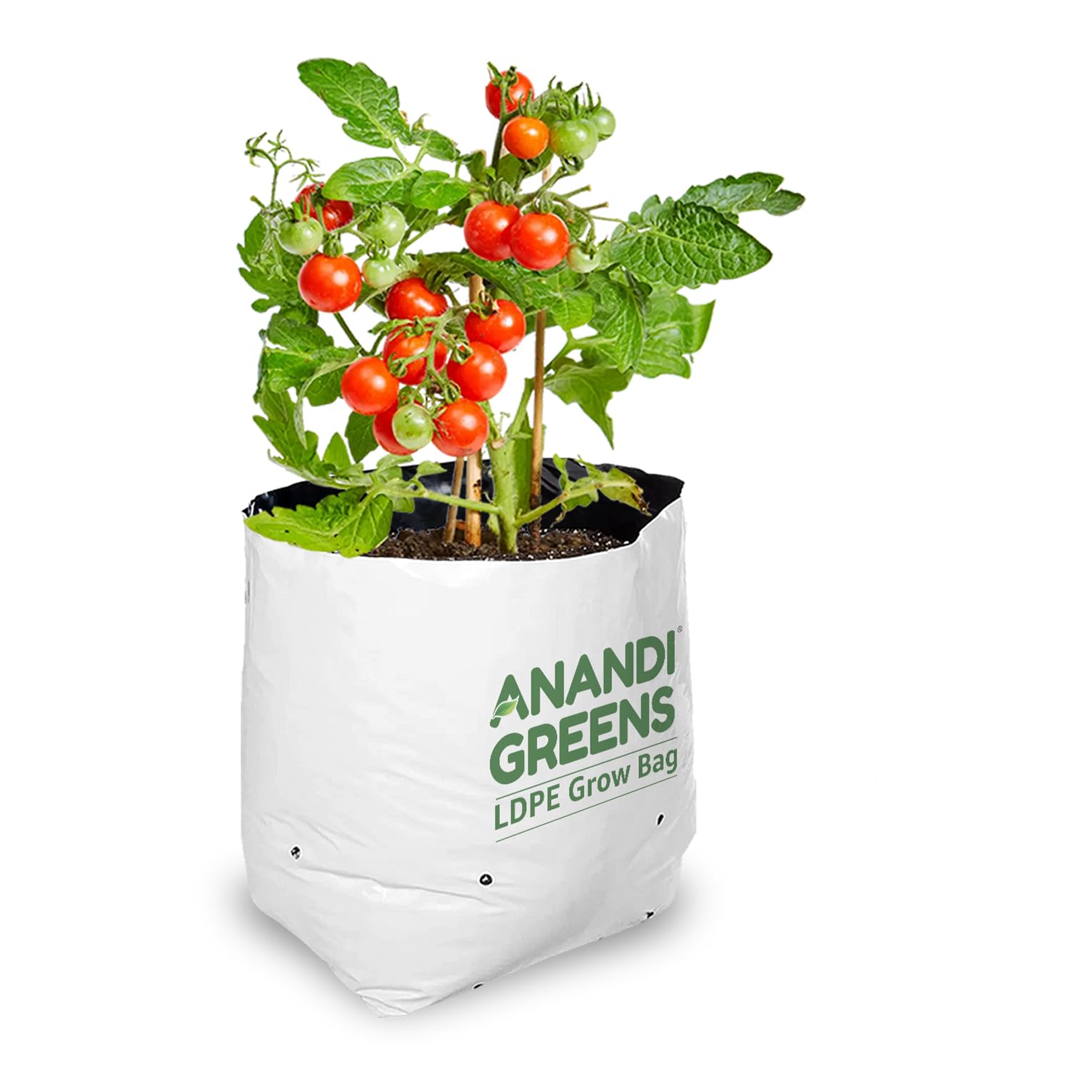Anandi Greens UV Protected Double Layer Poly Plastic Plants Grow Bag (Pack of 50, Size: 16x16x30 CM) (B08M5X6MMS) Amazon Price History, Amazon Price Tracker
