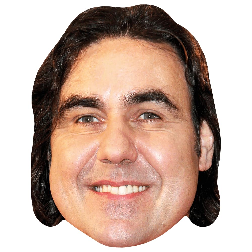 Micky Flanagan (Smile) Celebrity Mask, Flat Card Face, Fancy Dress Mask