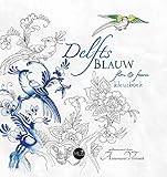 delfts blauw stempel  Delfts Blauw flora & fauna kleurboek