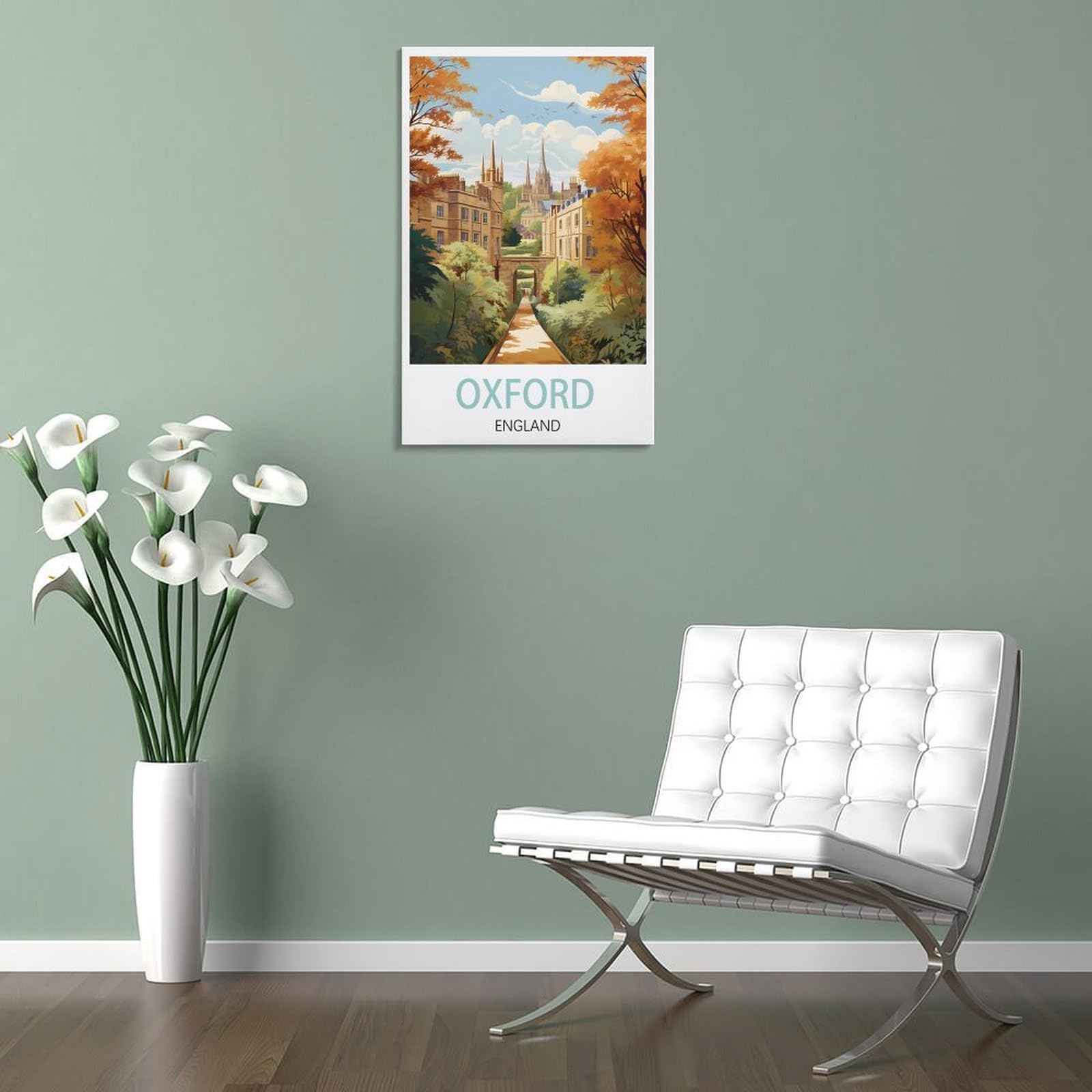 Amazon.com: LuaNi Oxford England Vintage Travel Posters 08x12inch