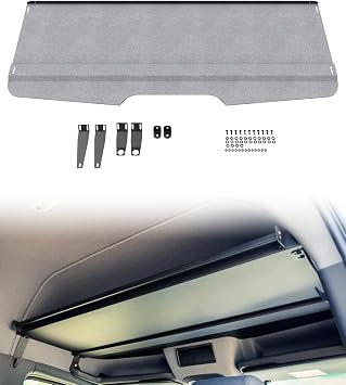 StarONE Aluminum Van Headliner Shelf Fit for 2019-2023 Mercedes Sprinter Van | Includes Curtain Rod, Carpet