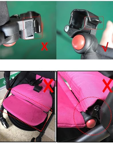 Baby Stroller Extended Leg Rest JUST for Babyzen YOYO/YOYO2, Foldable Footrest Extension Kids Infant Stroller Foot Support Accessory Adjustable Angle Extend Seatboard - Thumbnail 7