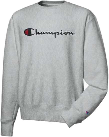 Grey champion sweatshirt men Clearance
