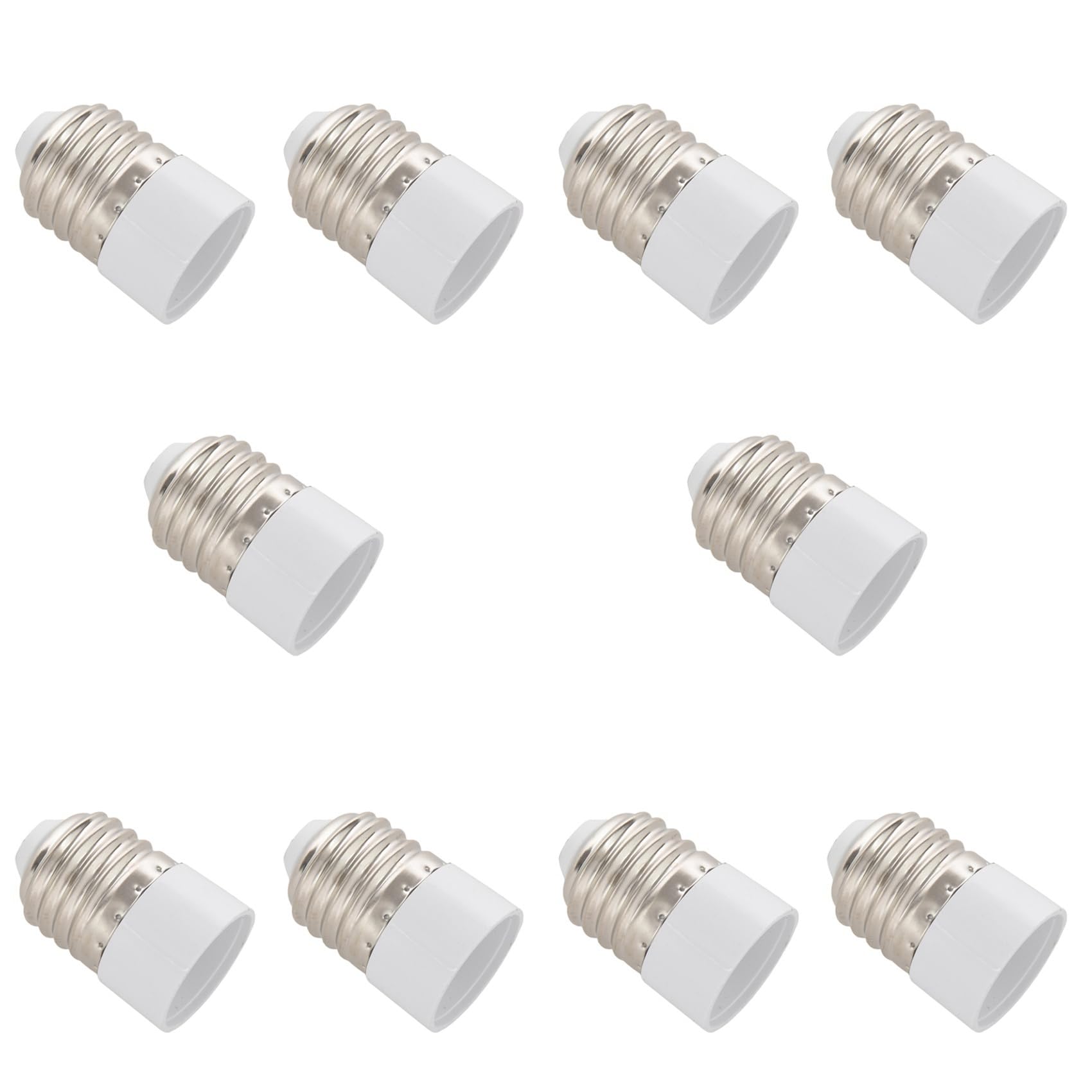 Hndhbfgrt 10X E27 to E14 Base LED Light Lamp Bulb Adapter Converter