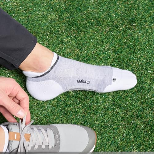 Image of Feetures Elite Golf Max Cushion Tab Ankle Socks - Sport Sock with Targeted Compression