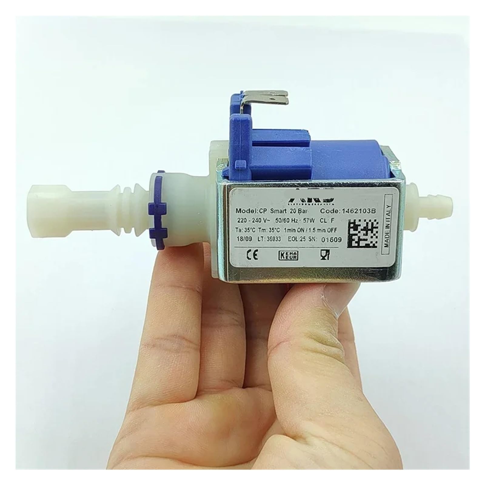 Compatible Avec ARS, AC 220V 230V 240V 57W Mini Pompe Électromagnétique For Machine À Café Pompe À Eau Pompe À Piston CP Smart 20 BAR Débit Haute Pression