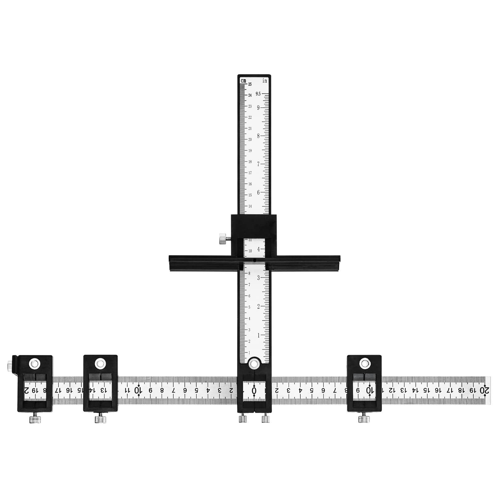 Guida per Foratura Rimovibile Localizzatore di Punzoni per Legno Dima di Posizionamento per Lavorazione del Legno, Armadi, Cassetti