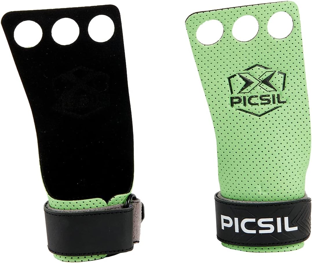 PICSIL Azor Grips, Workout Grips with Increased Magnesium Retention, Light and Resistant Unisex Hand Grips for Weightlifting and Gymnastics, Blocks Rips and Blisters