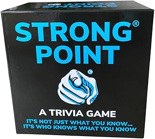 Strong Point - A Trivia Card Game with an Exciting Twist - Fun Board Games for Adults - Games Night with Family & Friends - 2-6+ Players - Age 14+