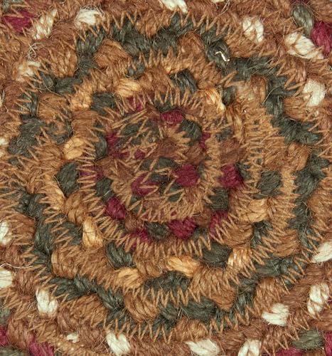 VHC Brands Tea Cabin Jute Coaster Set of 6