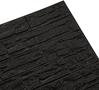 Vista 9 de Pegatinas de pared de ladrillo 3D, paneles de espuma autoadhesivos, impermeables, papel pintado de piedra sintética, sala de estar, TV, dormitorio