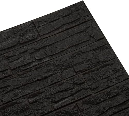 Adhesivos de pared de ladrillo 3D, paneles de espuma, autoadhesivos, impermeables, de piedra sintética, papel tapiz para sala de estar, fondo de TV,