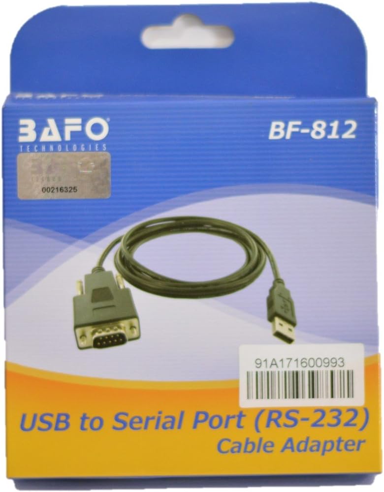 Rs-232 Cable Charging Adapter (Black)