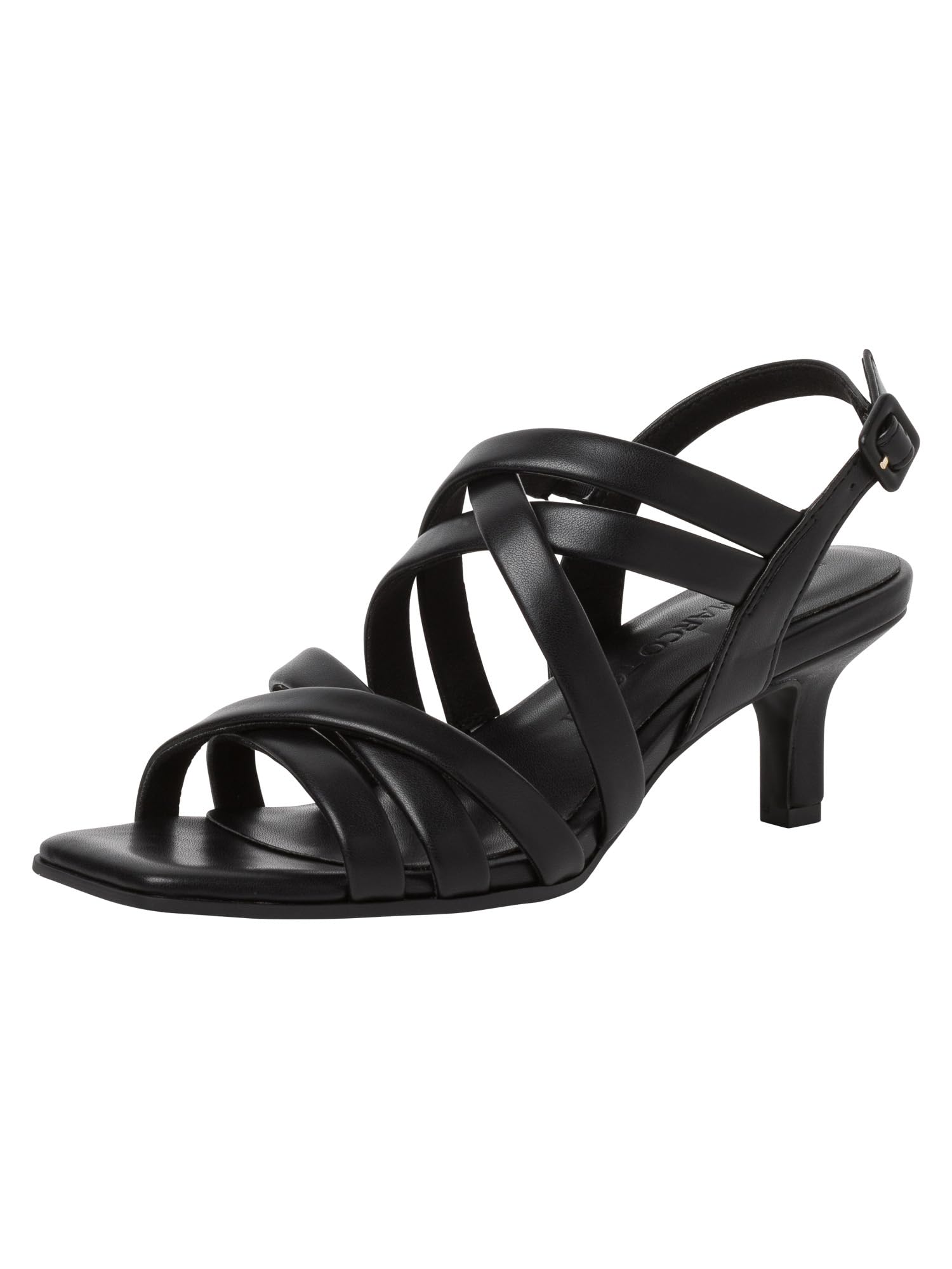 MARCO TOZZI Women's 2-2-28325-20 Heeled Sandals, black, 4 UK