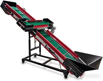 Copper Recovery Conveyor with Cross Belt Magnet Industrial Scrap Wire Recycling Conveyor System with Magnetic Separator for Ferrous Metal Removal, Heavy Duty Material Handling Equipment