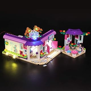 Briksmax Led Lighting Kit for Friends Emma's Art Café - Compatible with Lego 41336 Building Blocks Model- Not Include The Lego Set