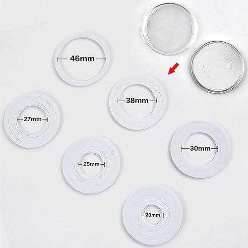 Vista 17 de Cápsulas de monedas de 1.811 in con junta de espuma y caja organizadora de almacenamiento de plástico, 6 tamaños (20/25/27/30/38/1.811 in)