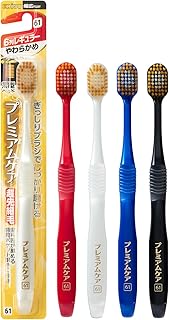 エビス プレミアムケアハブラシ・6列レギュラー やわらかめ 3本組（色おまかせ）