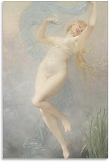 The Dawn by Jules Joseph Lefebvre Home Decor Poster Wall Art Hanging Picture Print Bedroom Decorative Painting Posters Room Aesthetic 24x36inch(60x90cm)