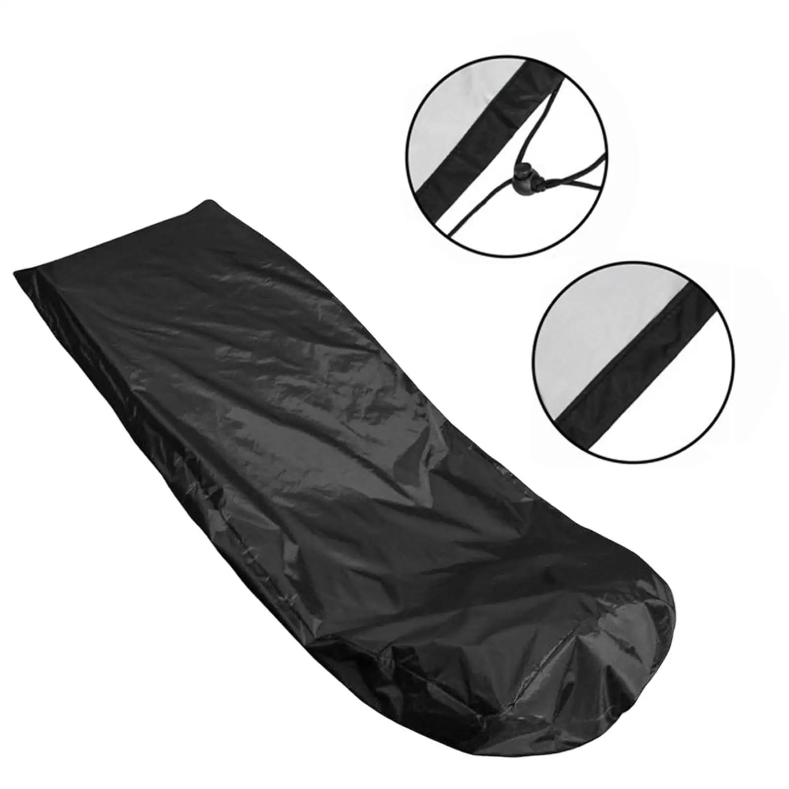 Copertura for tosaerba, copertura for tosaerba Copertura universale for tosaerba Tessuto 210D Strumento for protezione esterna (cachi)(Black)