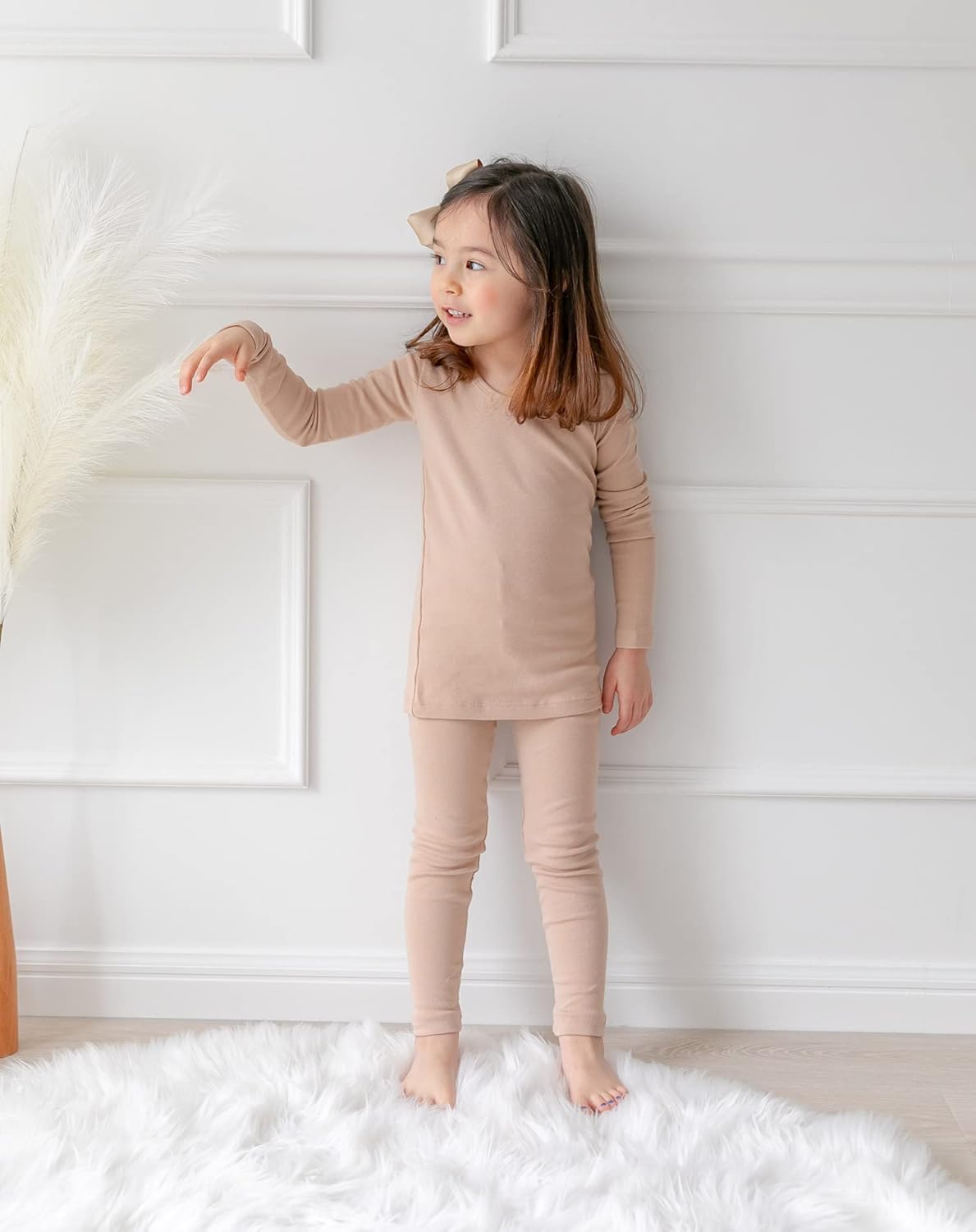 AVAUMA Baby Boys Girls Pajama Set Kids Toddler Snug fit Basic Cotton Sleepwear pjs for Daily - Image 2