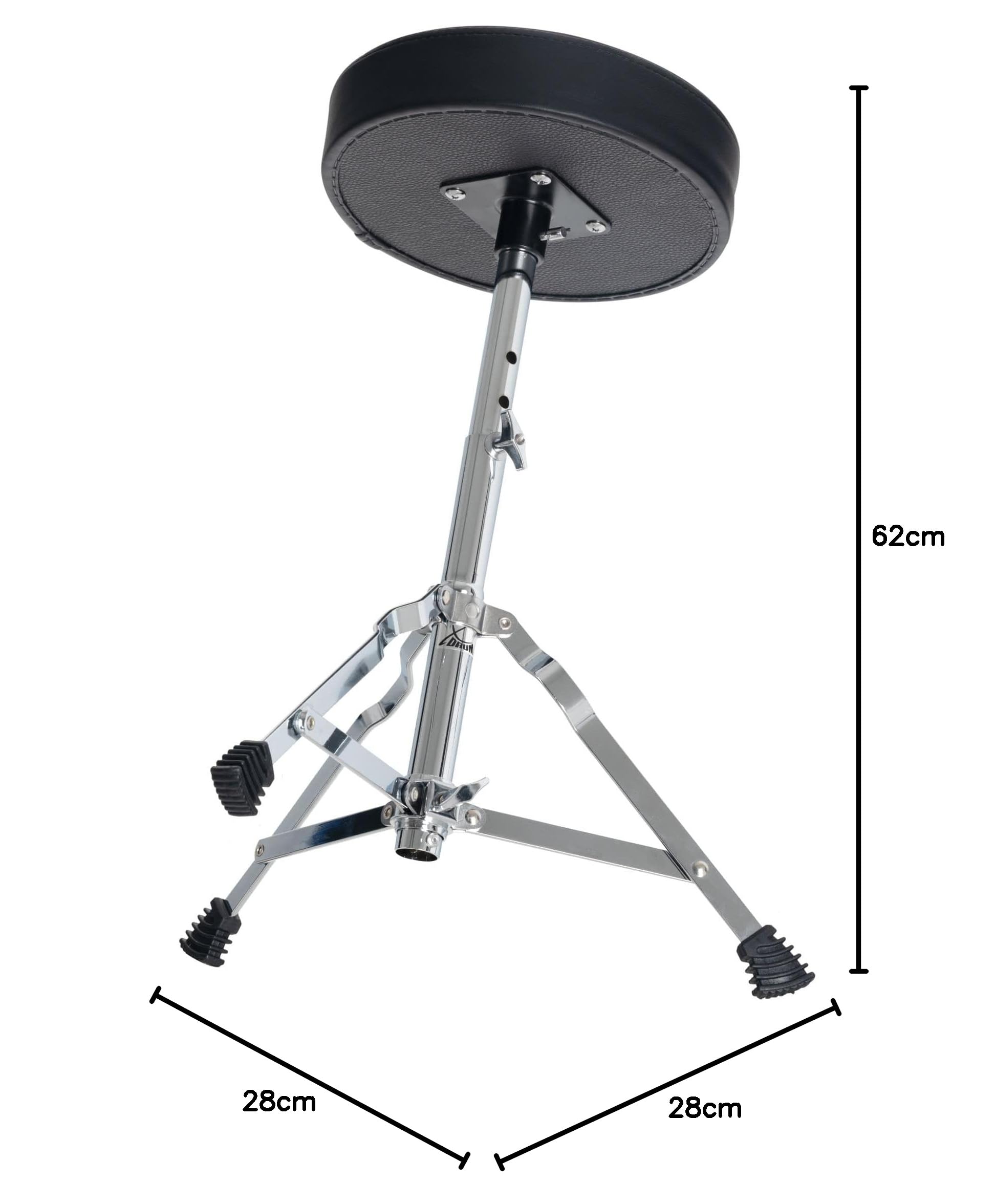 XDrum Semi Sgabello per Batteria Professionale