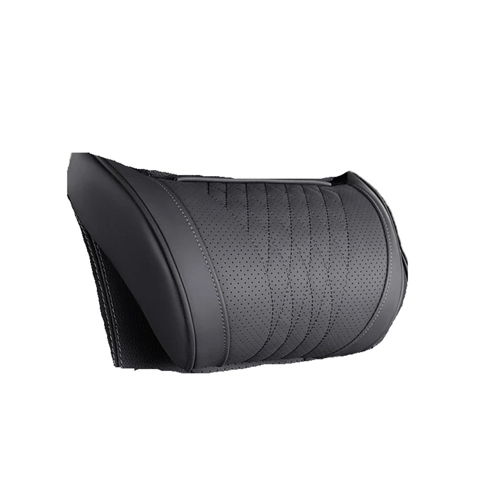 appui-tête de siège auto Appui-tête de voiture oreiller lombaire – Support de cou respirant, doux et confortable, universel 1 pièce(Black Headrest)