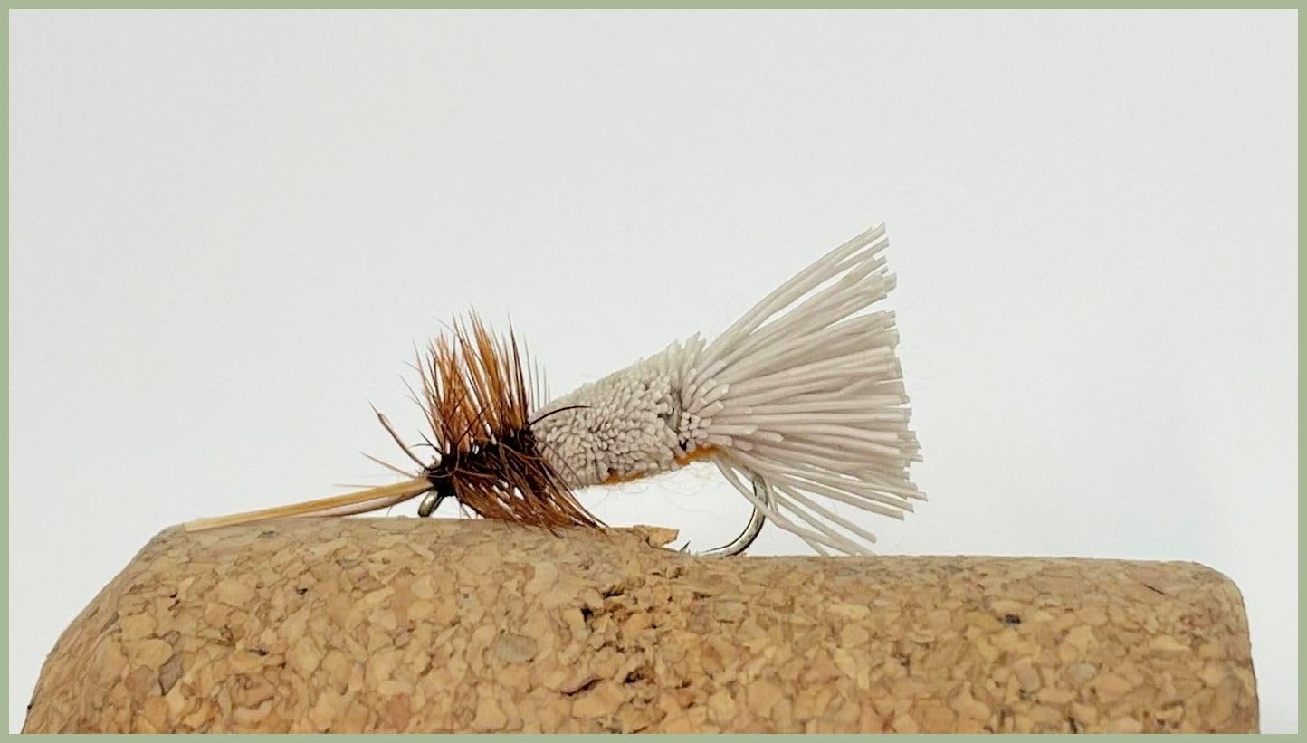 G & H Sedge Trout Flies, Goddards Sedge, Orange Belly Choice of size and quantity, Still waters and Rivers, Buoyant (6, 12)