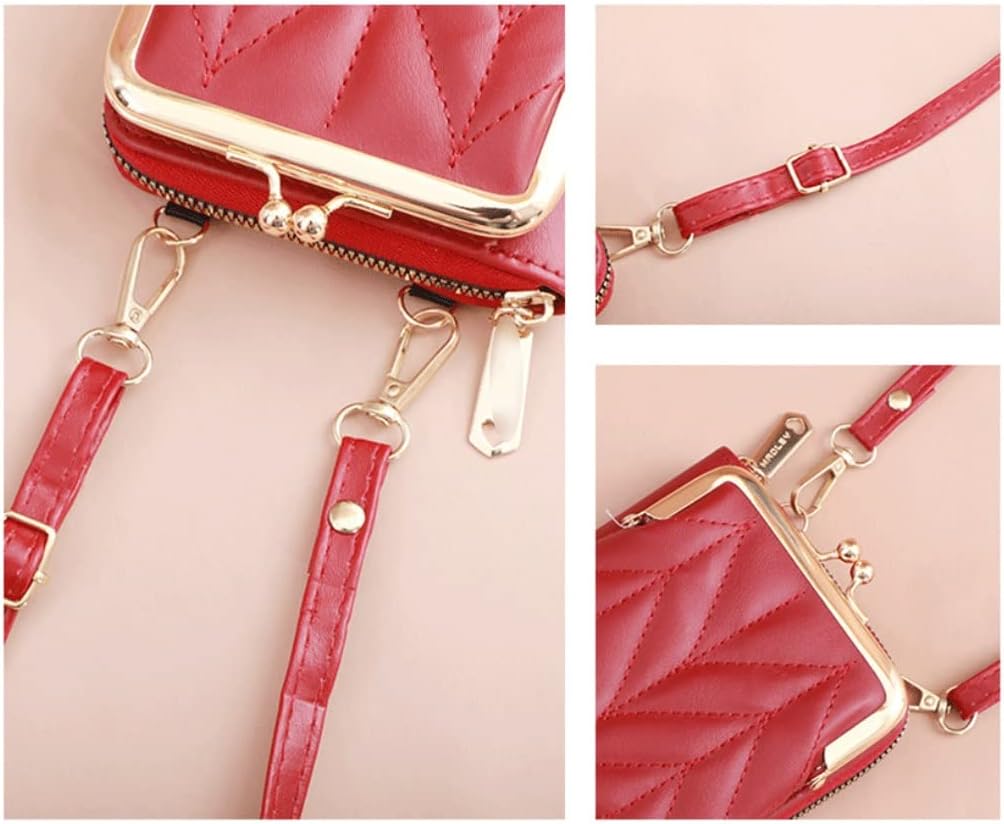 Women's Bag Soft Leather Wallets Cell Phone Purse Messenger Bags Of Women Strap Handbag Female Crossbody