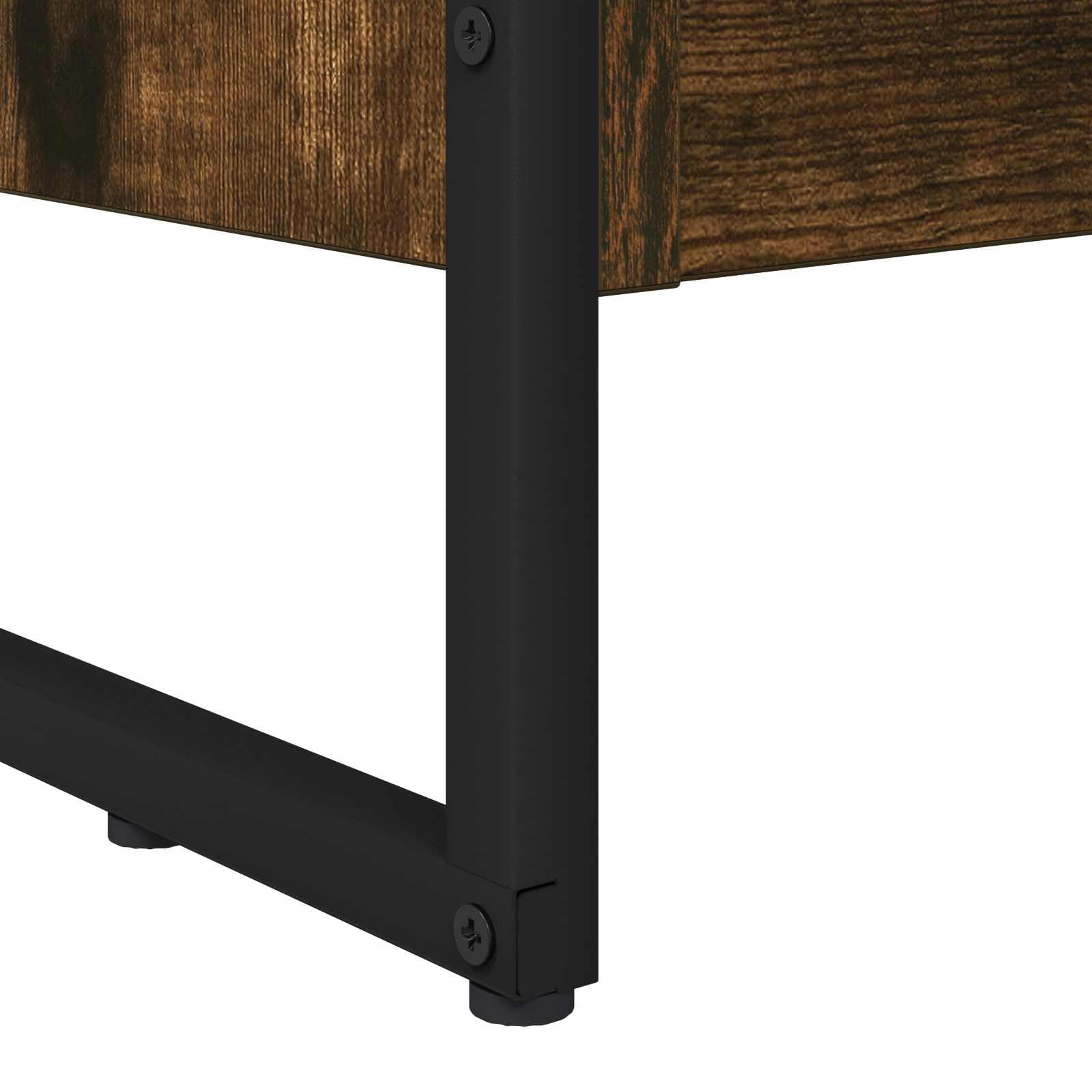Raucharbe Regał na książki 60 x 30 x 155 cm, przemysłowy regał stojący z materiału drewnopochodnego z 3 półkami, stabilny do salonu, biura, sypialni