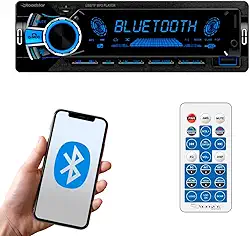Som Automotivo Roadstar Bluetooth/Micro SD/USB/FM/ISO/MP3/Aux Com Controle Remoto Painel LED Fixo 7 Cores RS2750BR Plus
