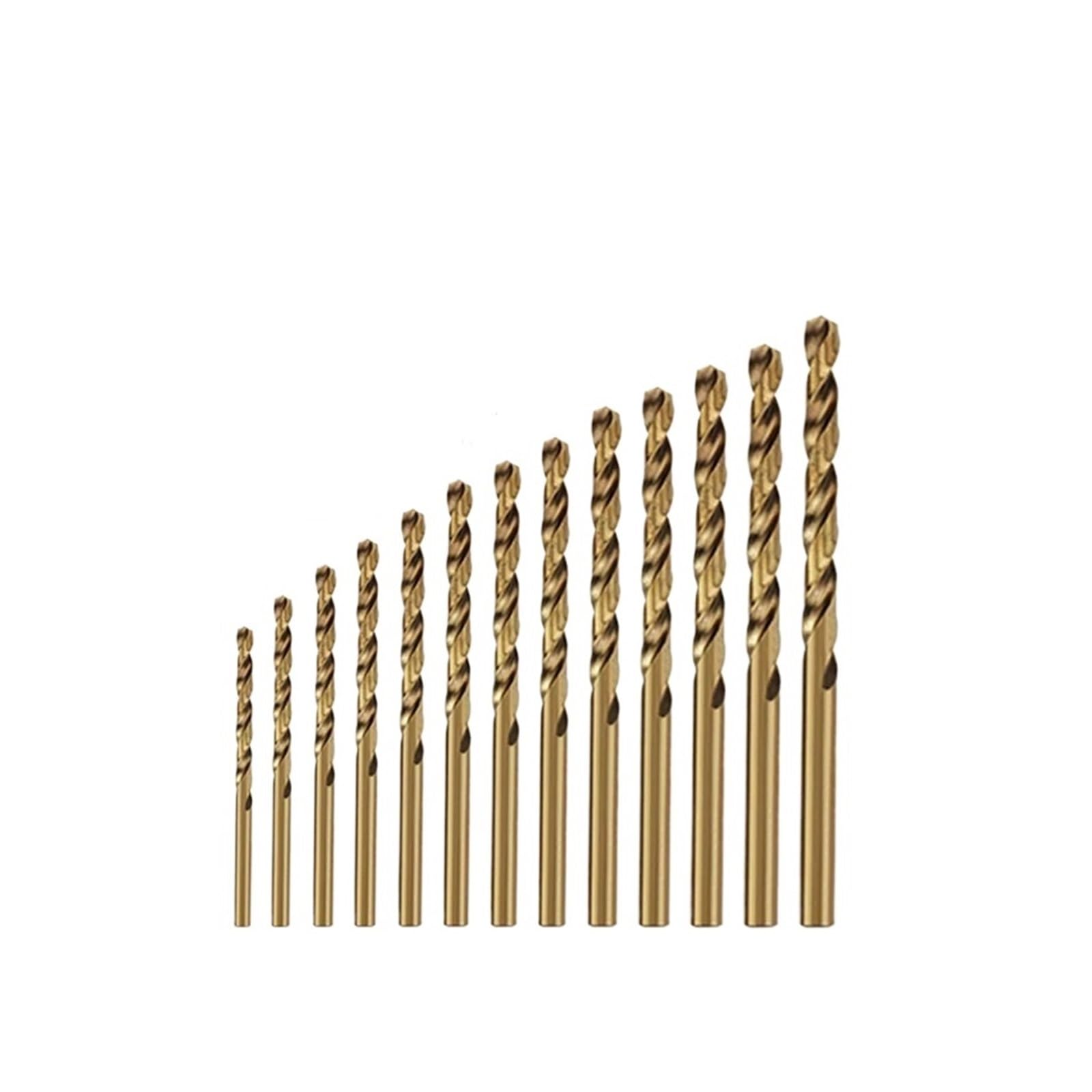 Jeu De Forets Hélicoïdaux, Compatible Avec Perceuse À Main, M35 Cobalt HSS