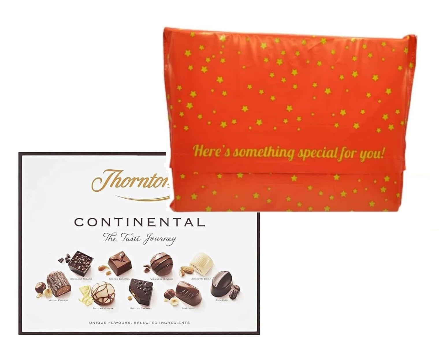 Mother's Day Giftt | Thornton's Continental Chocolates Collection Gift Box 262 G (An Assortment of Milk, Dark and White Chocolates) | Perfect for Sharing | Gift For Him Or Her