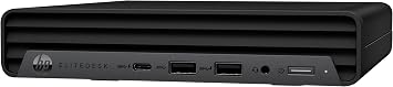 HP EliteDesk 800 G6 Desktop Computer - Intel Core i7 10th Gen i7-10700 Octa-core 8 Core 2.90 GHz - 16 GB RAM DDR4 SDRAM - 512 GB NVMe M.2 PCI Express SSD - Desktop Mini - Black