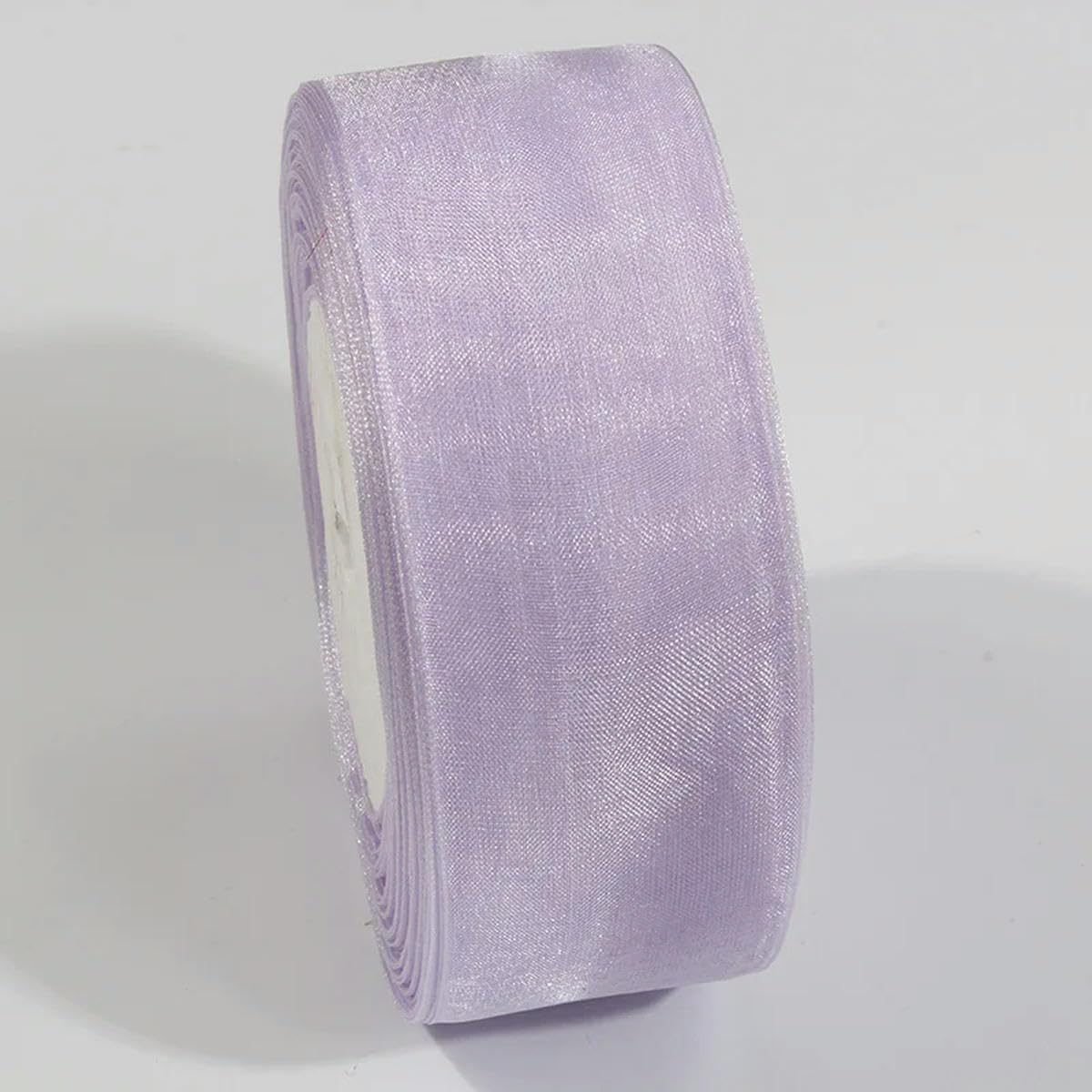CIVIOOH 50 Yards Sheer Chiffon Ribbon Organza Satin Ribbons for Gift Wrapping Wedding Decoration Bouquets Party DIY Crafts
