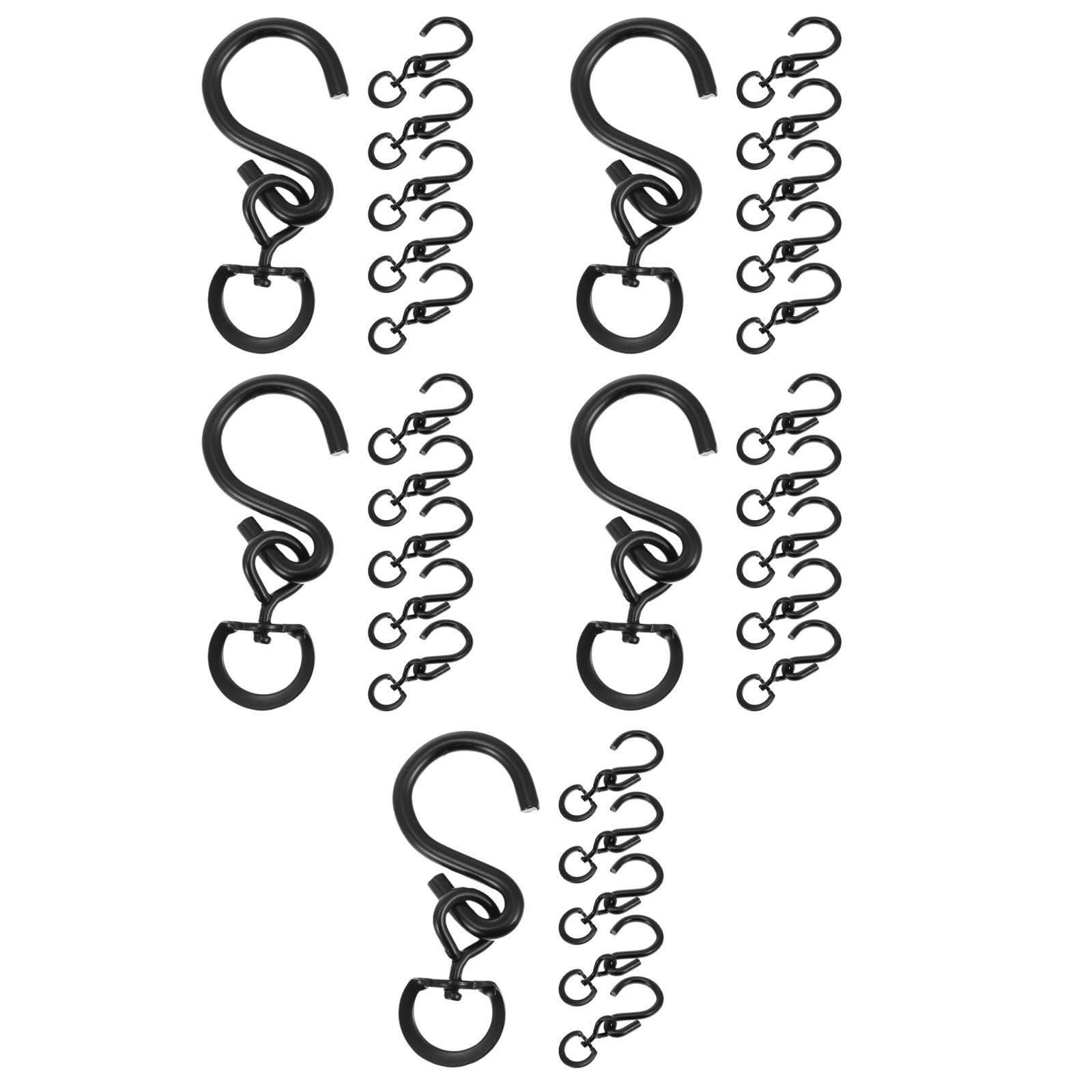 Abaodam 5 Ensembles Crochets Pivotants pour Plantes De Crochets Suspendus Robustes pour Pots De Fleurs pour Décorer Intérieur Et Jardin Facile À Installer Support Pratique 6 Pièces * 5