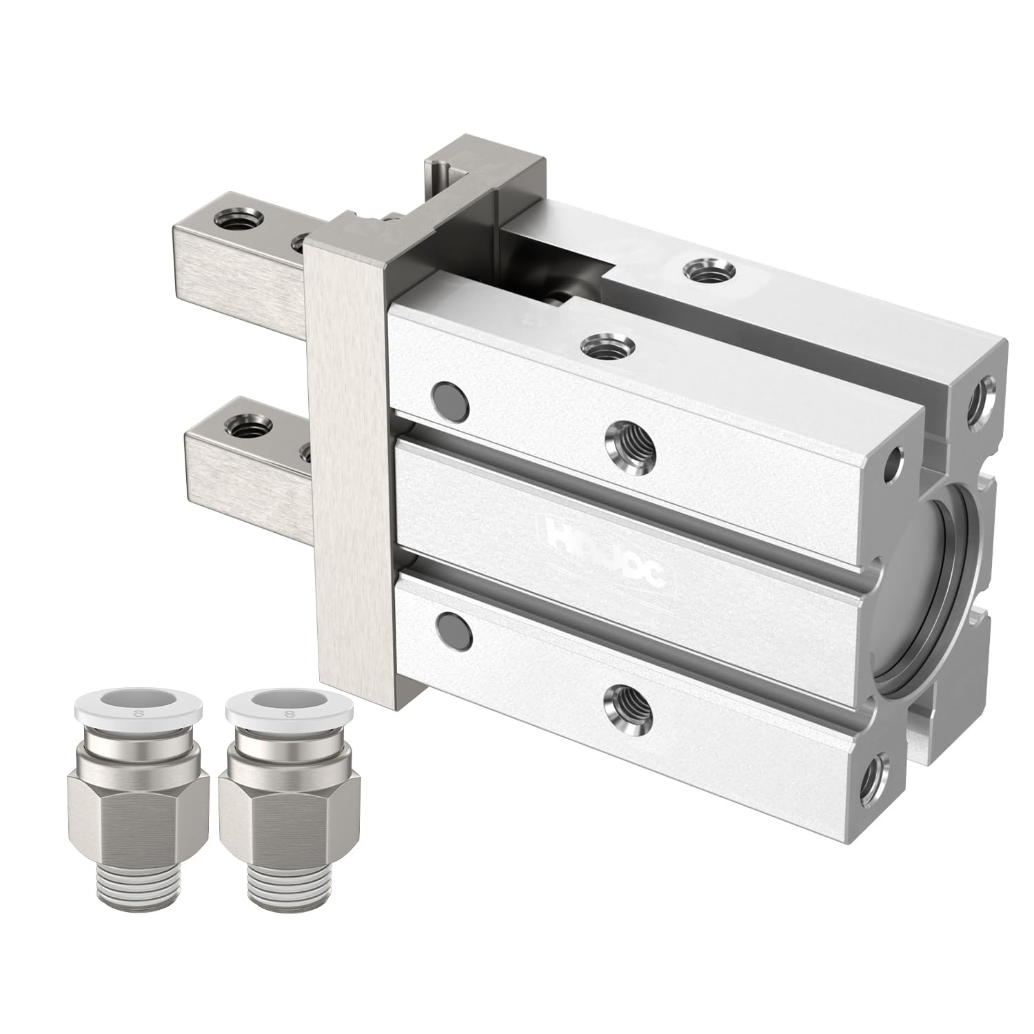 Pneumatische Parallelgreifer Klaue, 32mm Bohrung mit Magnet, Mini Pneumatische Greifer Fingerluftzylinder (MHZ2-32D)
