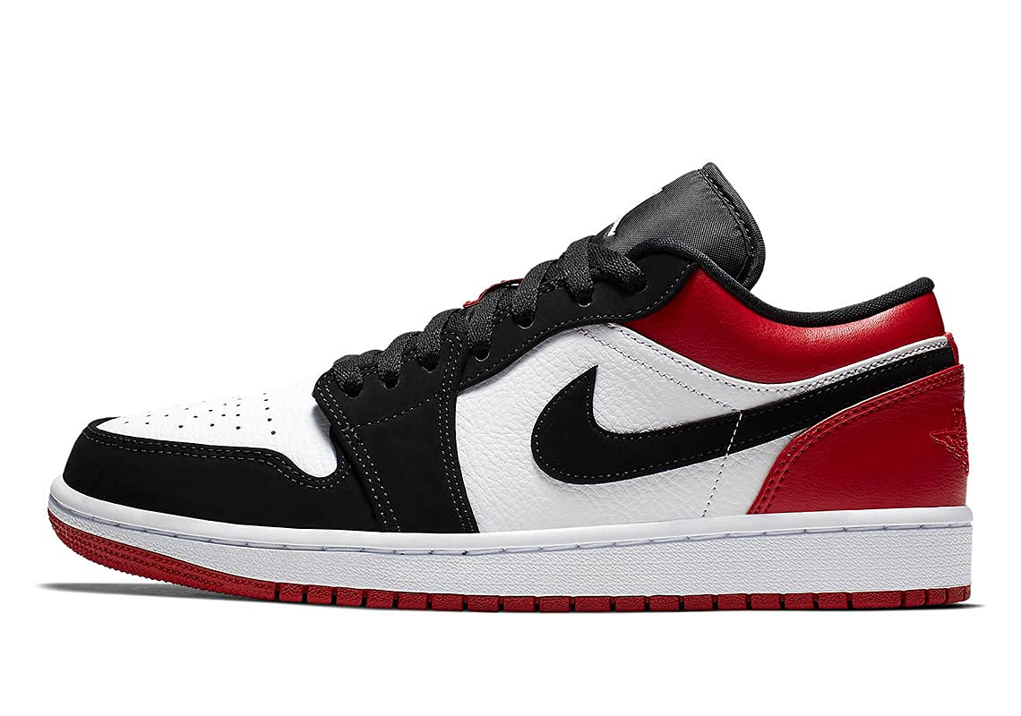 Air Jordan 1 Retro Low White/Black-Gym Red