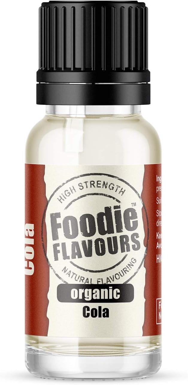 Foodie Flavours Natural Flavouring - 15ml Glass Bottle - Cola
