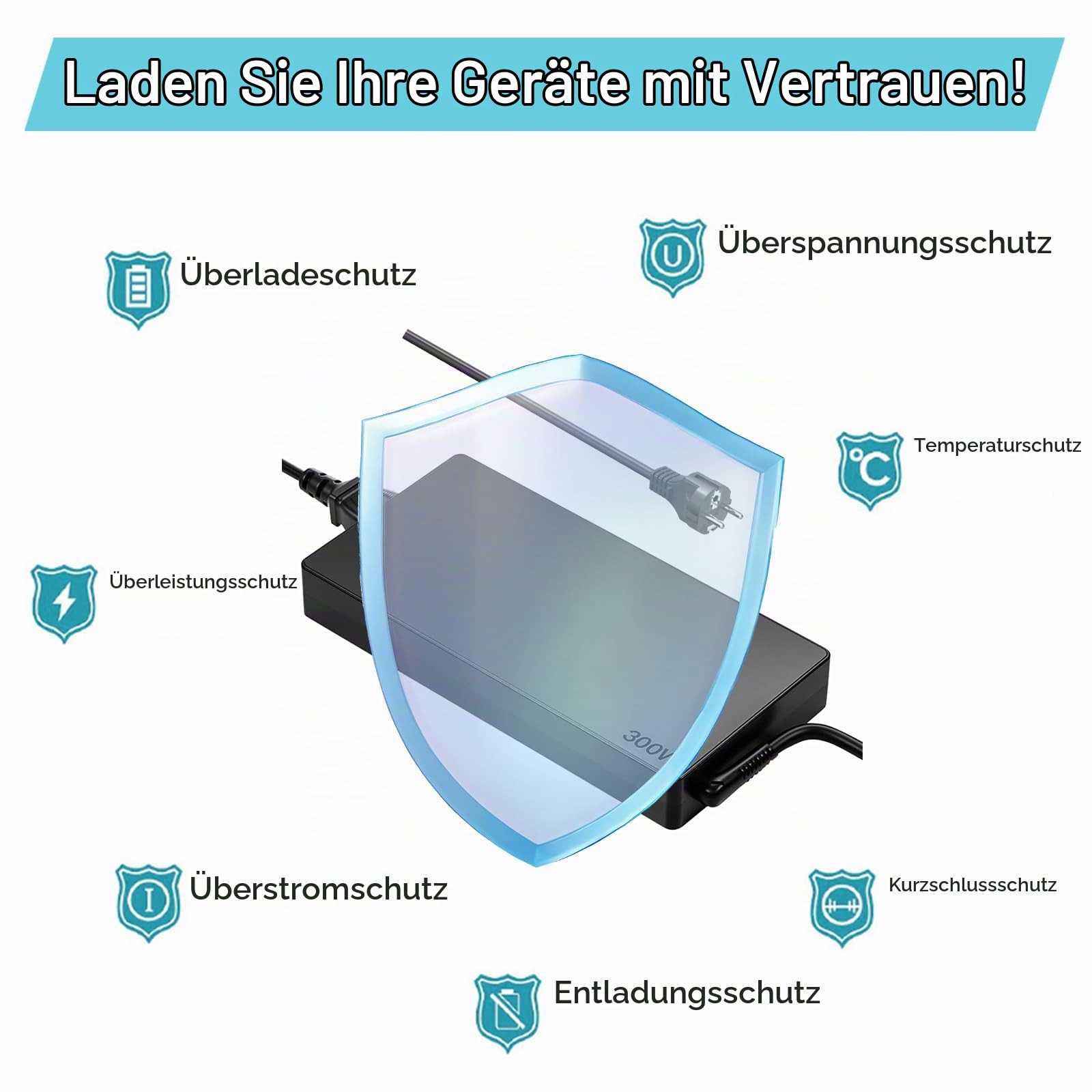 300W Lenov Laptop Netzteil Ladekabel für ThinkPad P17 Gen3/Gen4 P16 Gen2 Mobile Workstation und Legion 9 16IRX9 17IRX9 Gaming Laptop Ladegerät - Gelber Quadratstecker Ladegerät Adapter (20V/15A)