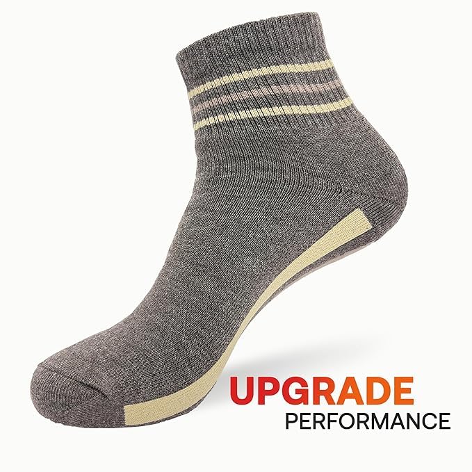 Image of PRASTHAN Sports Unisex Nylon Cotton Ankle Length Socks Made With Breathable Anti Odour & Moisture Absorbent Combed Cotton with a Extra Durable.
