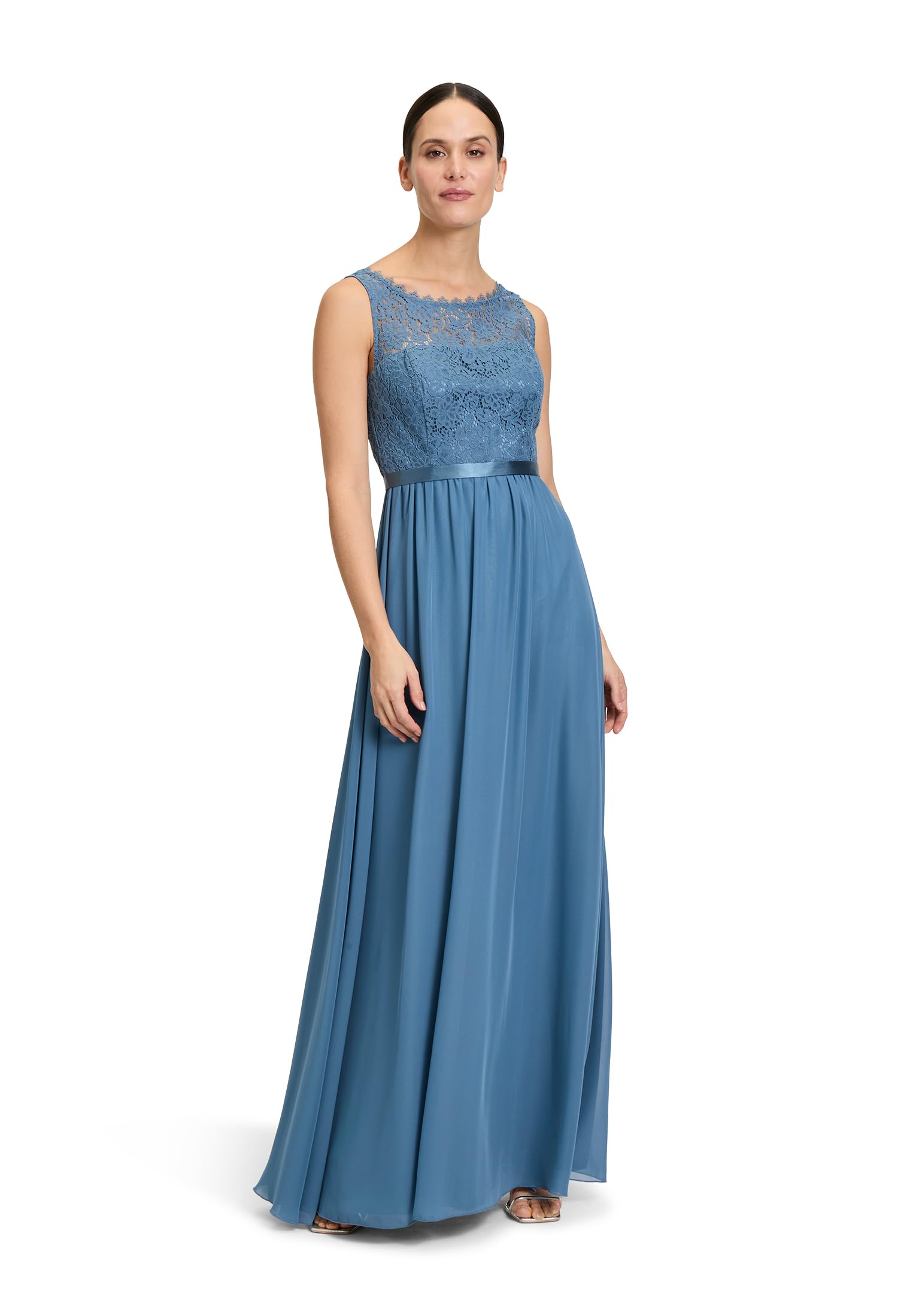 Vera Mont Damen Abendkleid mit Spitze