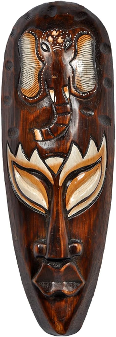 Mask Painted 30 CM Wooden Mask