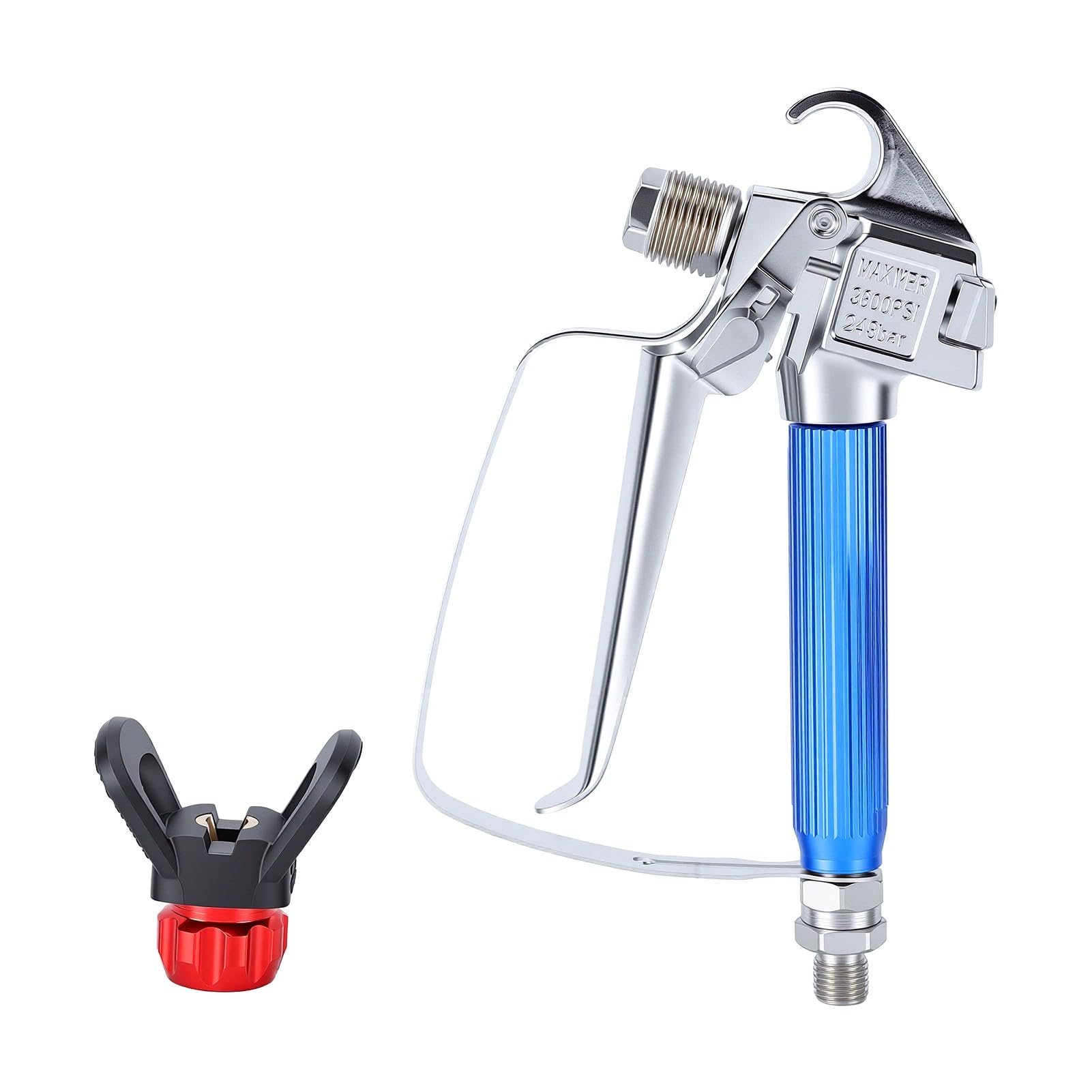 AMONIDA Kit de Pistola Pulverizadora de Pintura sin Aire con Boquillas de