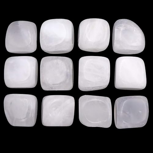 Miniatura 7 de NatureWonders - Obsidiana negra con 12 piedras curativas de color natural, acabado con cera de abejas, protección psíquica a tierra, liberación